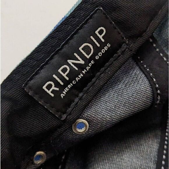 Rip N Dip 5 Panel Blue Camp‎ Cap Rare Ripndip Beanie Hat - Picture 5 of 5
